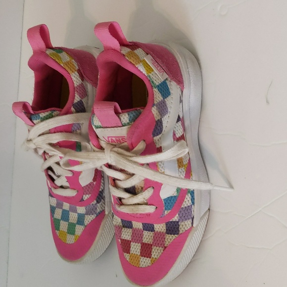 Vans Ultra Cush Girls Checkered Shoes - Picture 3 of 8